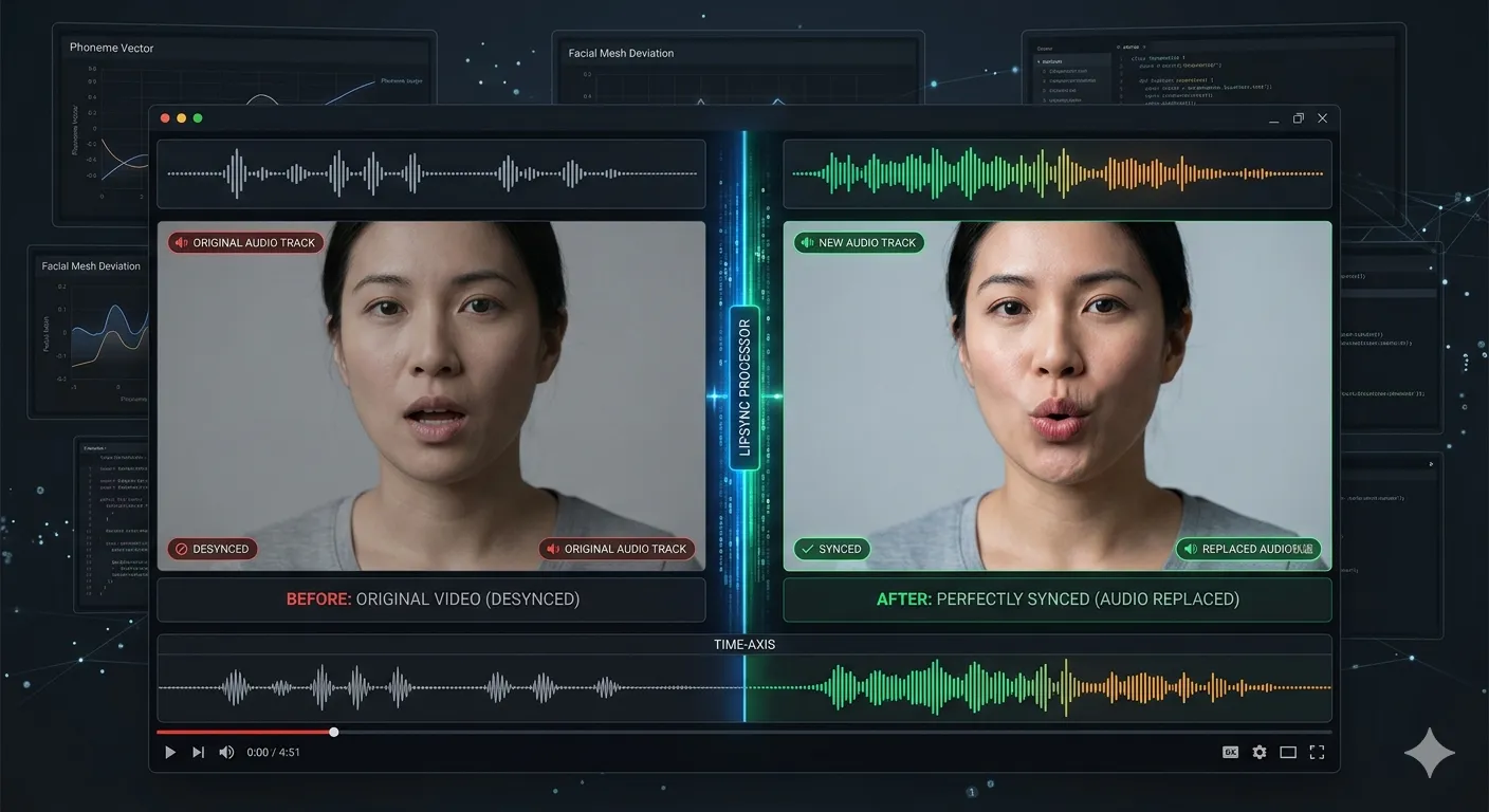 Lip sync revision workflow illustration